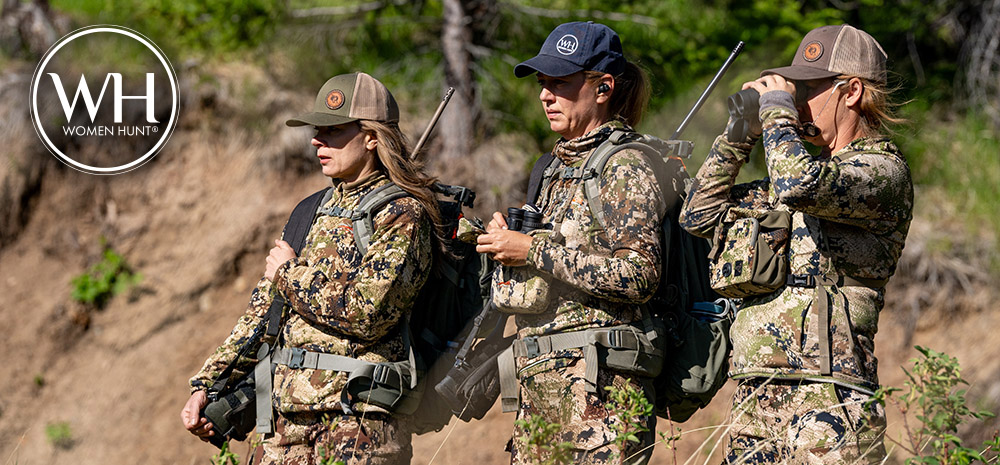 Three women hunting Three women hunting