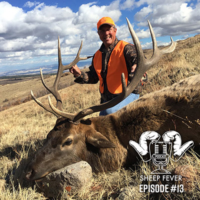Jeff Crane with a trophy bull elk