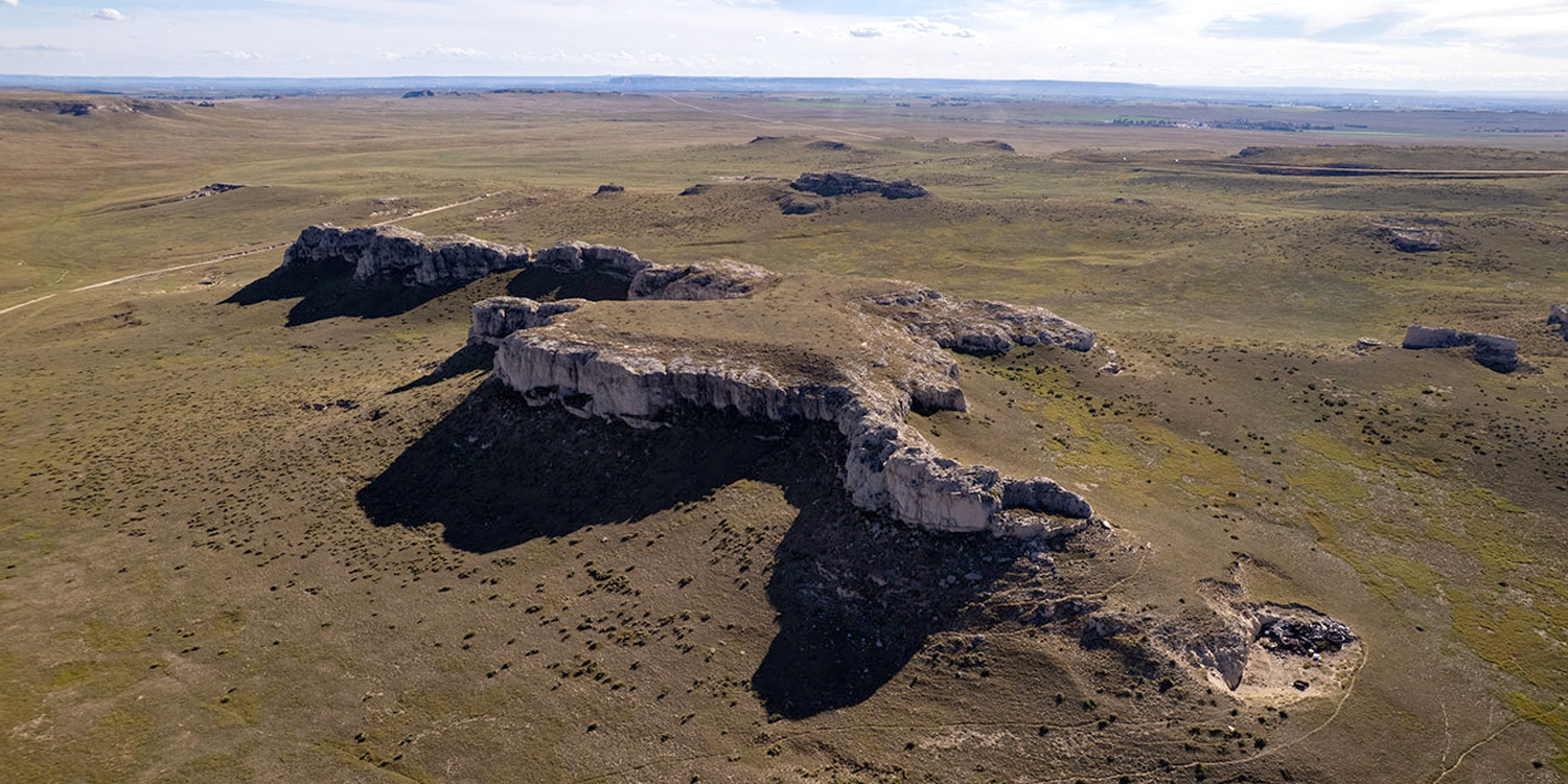 Wildcat hills and Pine Ridge mountains in Nebraska Wildcat hills and Pine Ridge mountains in Nebraska