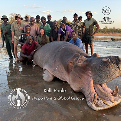 Ignite Podcast guest Kelli Poole - Hippo Hunting