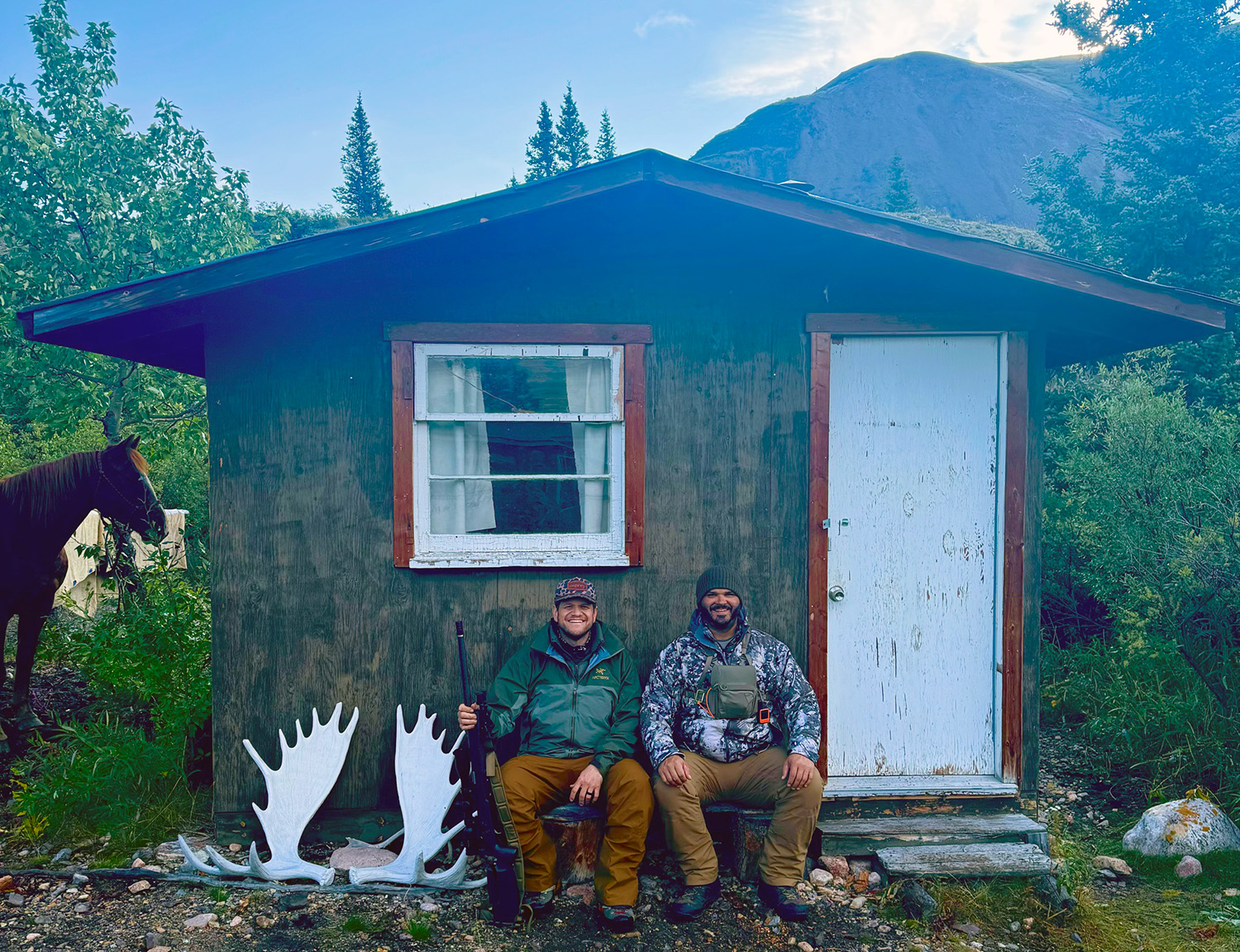Taylor Sledge at hunting camp Taylor Sledge at hunting camp