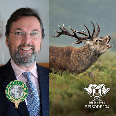 Arno Wimpffen and a red Stag deer 