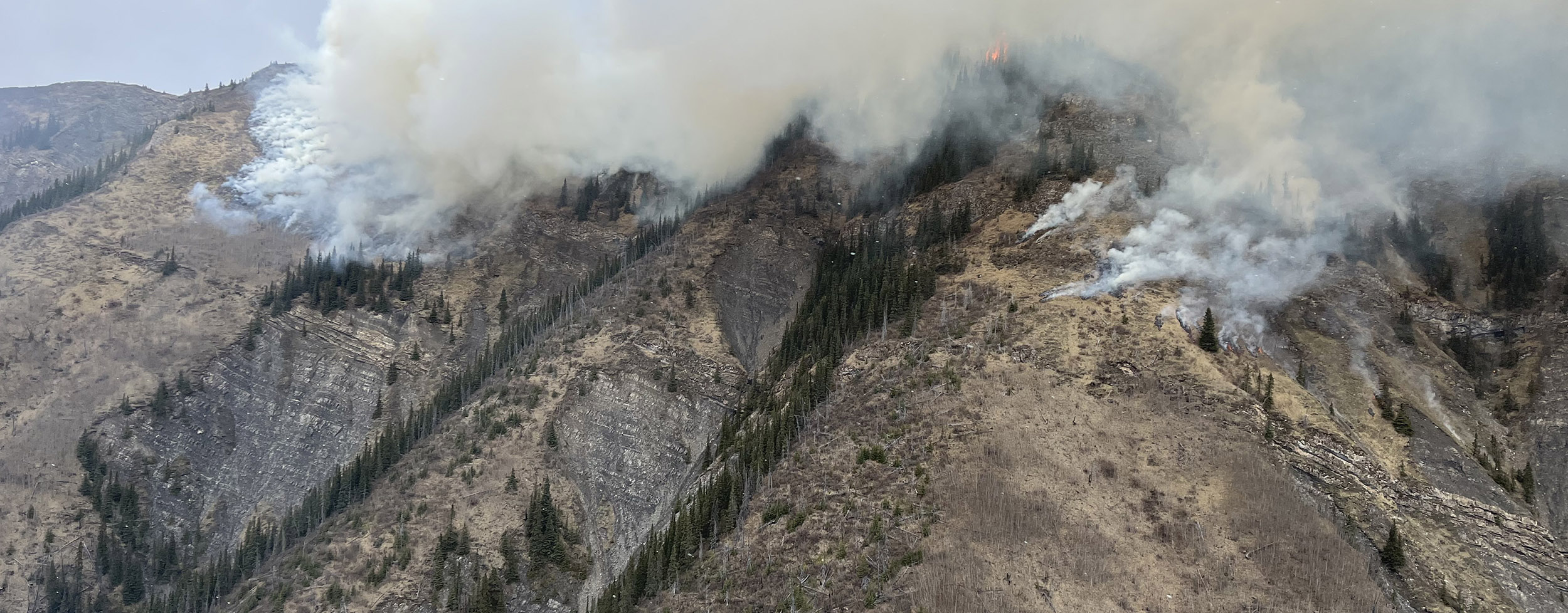 Prescribed burn in British Columia