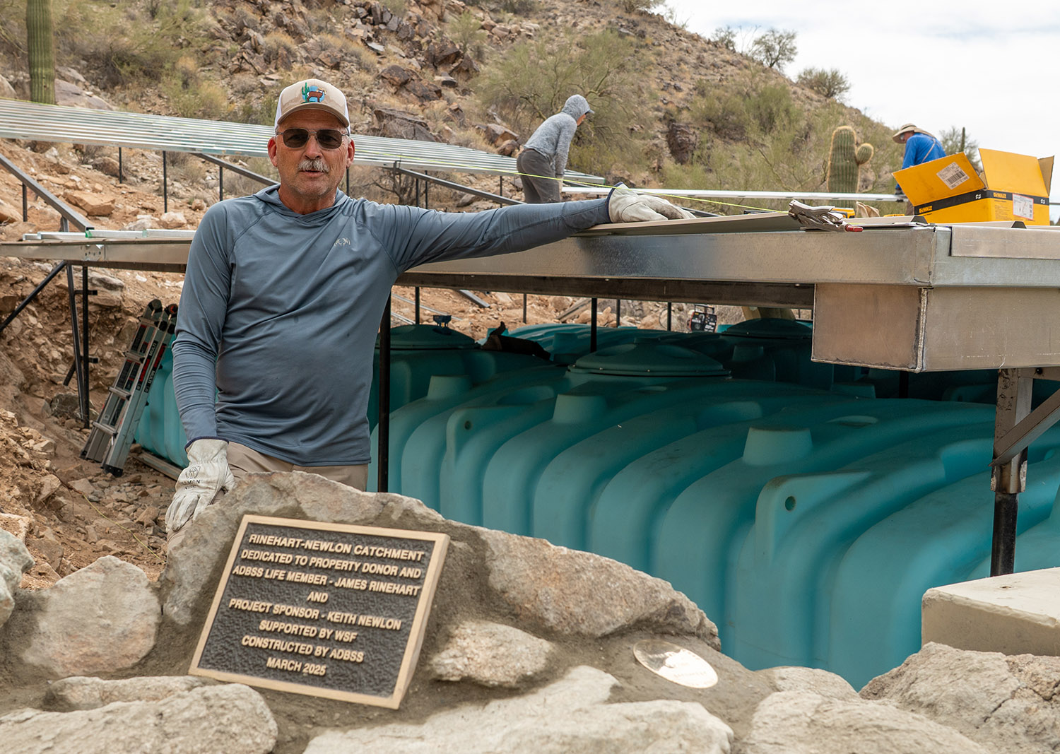 James Rhinehart, the man who donated the 40-acre mining claim