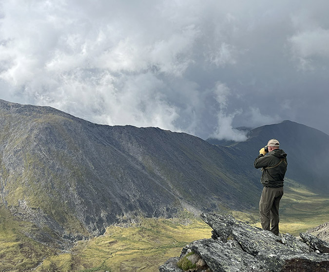 Glassing for rams in the Yukon