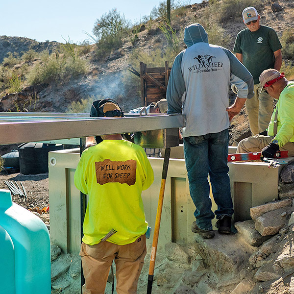 Building. Rinehart-Newlon water catchement