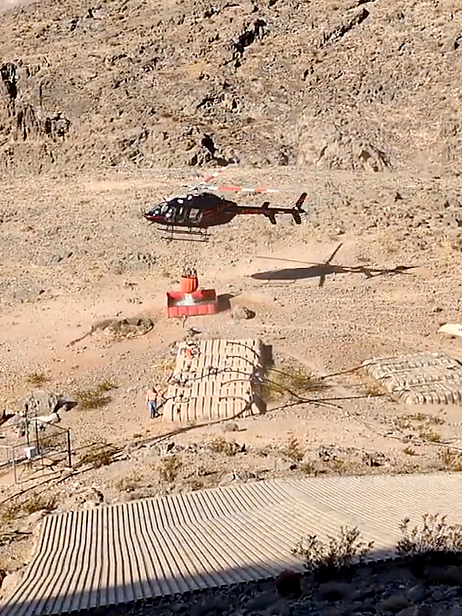 emergency water hauls brought water to Nevada