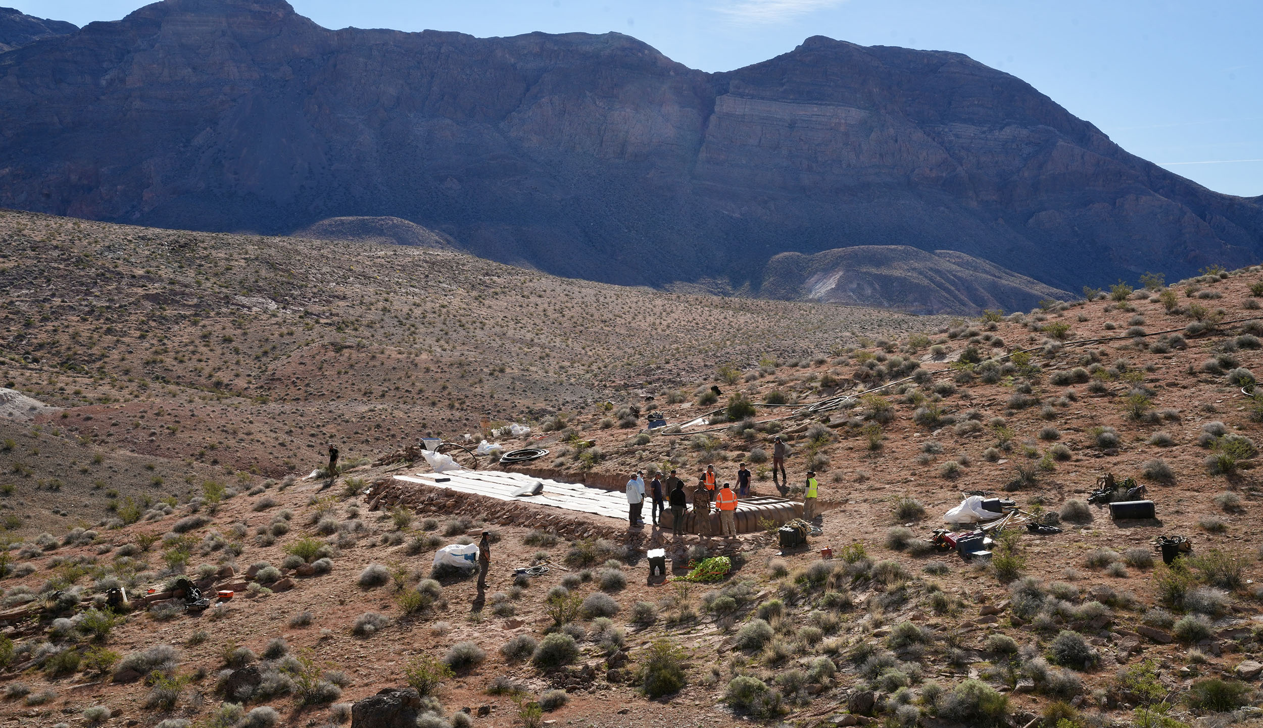 Nevada Water Guzzler Project with Go Hunt, NDOW, and Fraternity of the Desert Bighorn