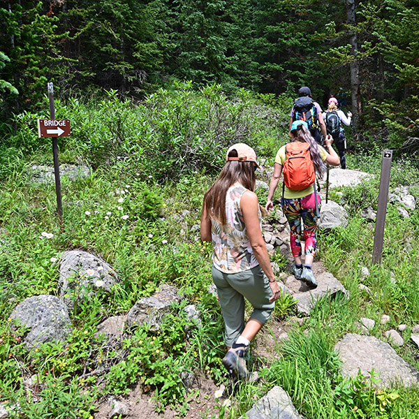 Hiking on public land