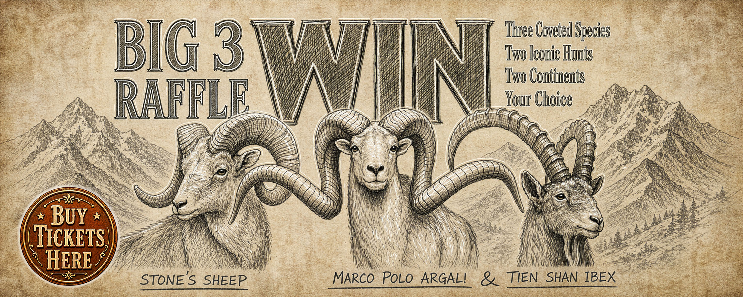 2026 Big 3 Raffle Banner